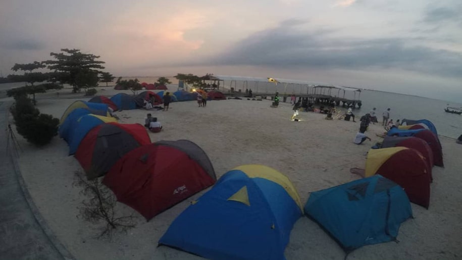 aket camping pulau seribu